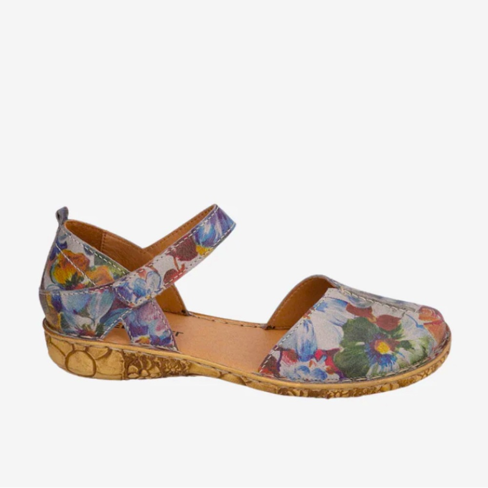 Josef Seibel Rosalie 42” Floral Closed Toe Sandal Women’s NWT US 6-6.5 - Picture 5 of 5